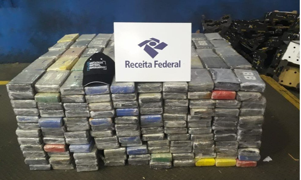 Cocaine seized by Brazilian Customs